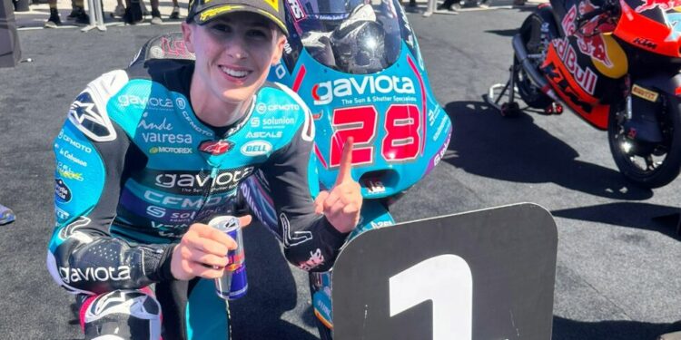 Máximo Quiles gana la carrera de Moto3 del GP de Hungría