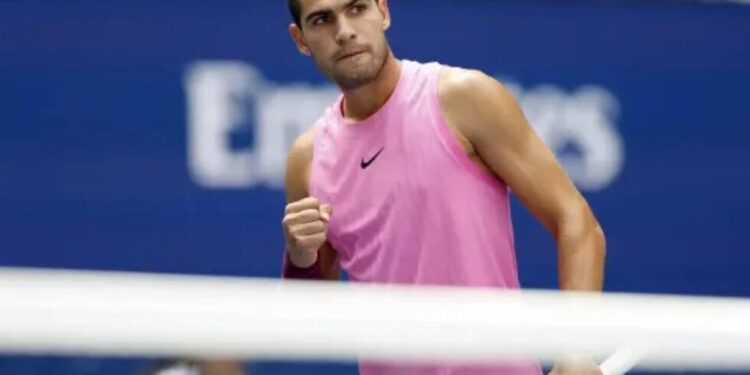 US Open: Carlos Alcaraz alcanza los 13 cuartos de final de Grand Slam