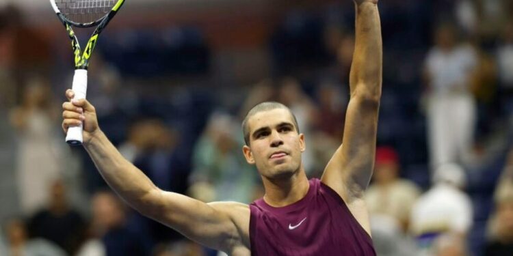 El marine, Carlos Alcaraz, se alista a la segunda ronda del US Open