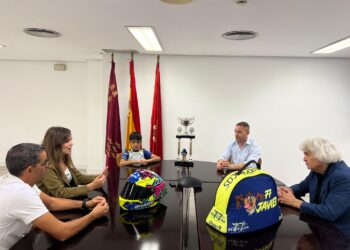 Murcia arropa a Javier Vigueras, subcampeón de España y promesa del motociclismo nacional