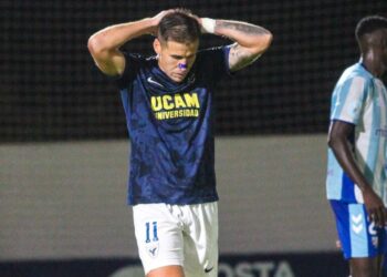 El UCAM cae en Málaga con un gol en el tramo final