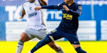 El UCAM Murcia CF afronta en Huelva el segundo examen de una semana decisiva