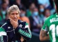 Pellegrini, técnico del Betis, le da peso al partido de Copa del Rey frente al Real Murcia