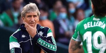 Pellegrini, técnico del Betis, le da peso al partido de Copa del Rey frente al Real Murcia