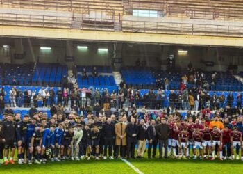 El UCAM Murcia CF vence al Real Murcia CF en un Trofeo Benéfico marcado por la