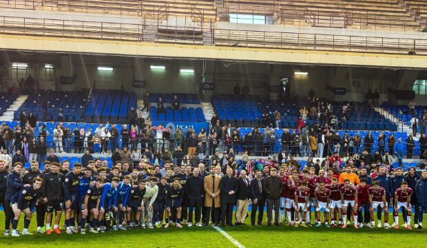 El UCAM Murcia CF vence al Real Murcia CF en un Trofeo Benéfico marcado por la