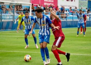 Partido de alturas en El Rubial entre el Águilas F.C. y la Deportiva Minera