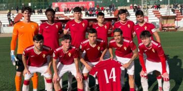 El Real Murcia Imperial se lleva el “mini derbi” ante el UCAM B (2-0)