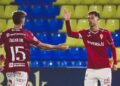 El Real Murcia sobrevive en inferioridad numérica ante el Villarreal B (1-1)