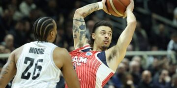 El UCAM Murcia sobrevive al desgaste griego y ya apunta a una ‘final’ por el Top-4 ante el Joventut