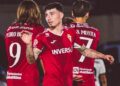 El Real Murcia sella su salvación en Primera RFEF tras golear al Torremolinos (1-3)