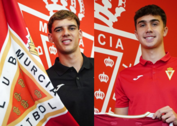 Héctor Pérez y Jorge Sánchez encabezan la apuesta por la cantera en el Real Murcia